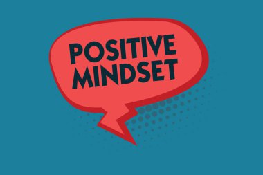 Pozitif Düşünceleri gösteren bir not yazıyorum. İş fotoğraflarında zihinsel ve duygusal tavırlar sergileniyor.