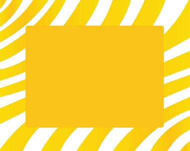 Düz tasarım iş vektör çizim kavramı boş şablon kopya alanı metin promosyon web sitesi ve reklam yatay dikdörtgen şeklinde kıvrık köşe boş dört tarafı rakam ile reklam için