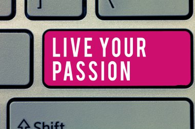 Word metin yazma Live tutku. Sevdiğin bir iş dikkate değil bir şey yapmak için iş kavramı