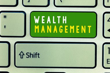 El yazısı Varlık Yönetimi. Anlamı, uzun vadeli refah ve finansal bakımı sürdürmek ve büyütmek