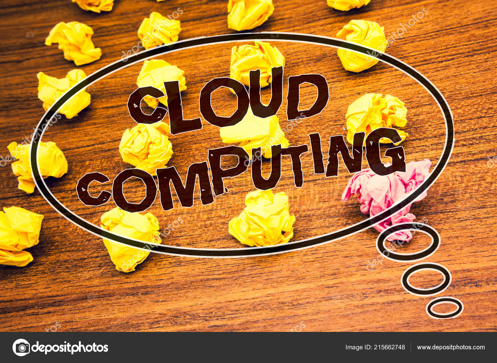 Word Writing Text Cloud Computing Business Concept For Online