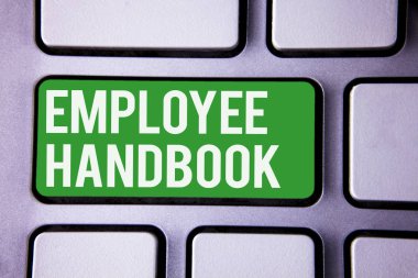 Çalışan el kitabı yazma el yazısı metin. Belge Kılavuzu düzenlemeler kuralları rehber ilke kod beyaz metin iki kelime yeşil anahtar düğmesine basın bilgisayar klavye iş sekmesi anlam kavramı.