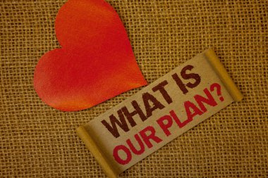 Word metin ne olduğunu bizim Plan soru yazma. İş kavramı kırmızı kenarlıkla ve içerik pembe kağıt kalp güzel trice misyonu amaç gündem Strategize beyin fırtınası lavanta pembe sayfası için.