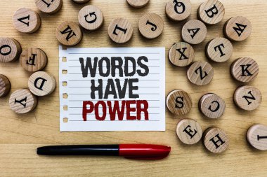 Word metin kelime var güç yazma. İş kavramı için enerji heal yardım yetenek mütevazi engel ve küçük düşürmek