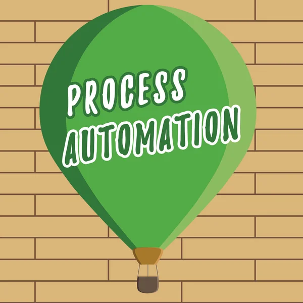 Handwriting text writing Process Automation. Concept meaning Transformation Streamlined Robotic To avoid Redundancy