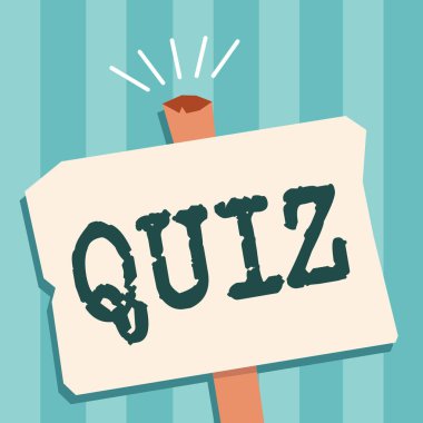 Word metin yazma Quiz. İş kavramı öğrencilere bilgi sınavı Test verilen kısa gayri resmi test için
