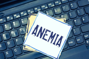 Anemi yazma el yazısı metin. Kavram anlam koşulu nerede orada kırmızı hücreleri kan hemoglobin eksikliği