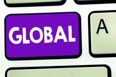 Global yazma el yazısı metin. Kavram anlamı kapsayan ilgili bütün bir şey veya grup şeylerden