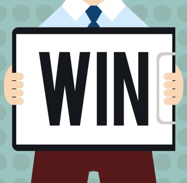 Kavramsal el kazanmak gösterilen yazma. İş fotoğraf metin olarak ulaşmak bir şey çaba ile başarılı olmak için verimli ve muzaffer Yönet