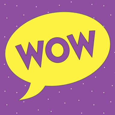 Wow gösterilen metin işareti. Kavramsal fotoğraf Expressing şaşkınlık ve korku tarihi başarı büyük ölçüde birisi heyecanlandırmak