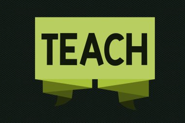 Teach gösterilen Not yazma. İş fotoğraf vitrine bilgi vermek veya birisi nasıl doğru bir şey yaptığım için talimat