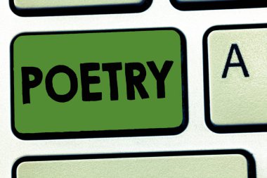 Word metin yazma şiir. Hangi ifade duygu ve ritim kullanarak fikirler, edebi eser için iş kavramı