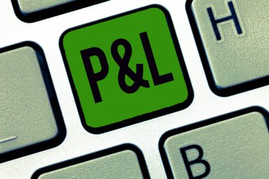 Şirketlerinin finansal pozisyon değerlendirmek için Word metin P ve L. iş kavramı birincil mali tablolar için yazma