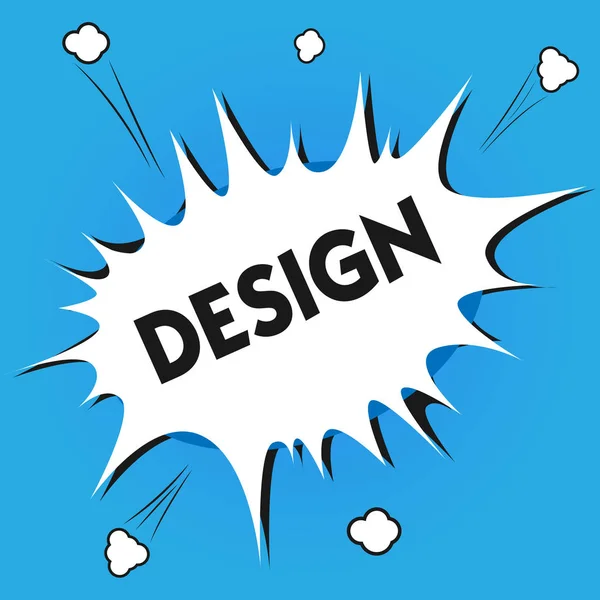 Writing Obs visar Design. Företag foto skylta plan ritning producerad Visa titt funktion eller arbetet i byggnaden — Stockfoto