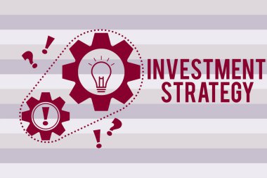 Yatırım Stratejisini gösteren kavramsal el yazısı. Kural Prosedürleri İş fotoğrafı metni Bir Yatırımcıya Yönelik Davranış