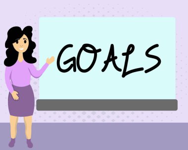 Metin işaret gösteren gol. Kavramsal fotoğraf kişi hırs ya da çaba istenen amaç sonuç spor maç kazanma