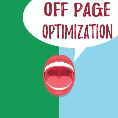 Sayfa optimizasyonunu gösteren kavramsal el yazısı. İş fotoğrafı metni Dış Süreç Tanıtım Yöntemi Sıralaması.