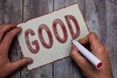 Metin yazma iyi kelime. Şefkat gösteren bir belirli amaç Expressing onayı için iş kavramı için uygun