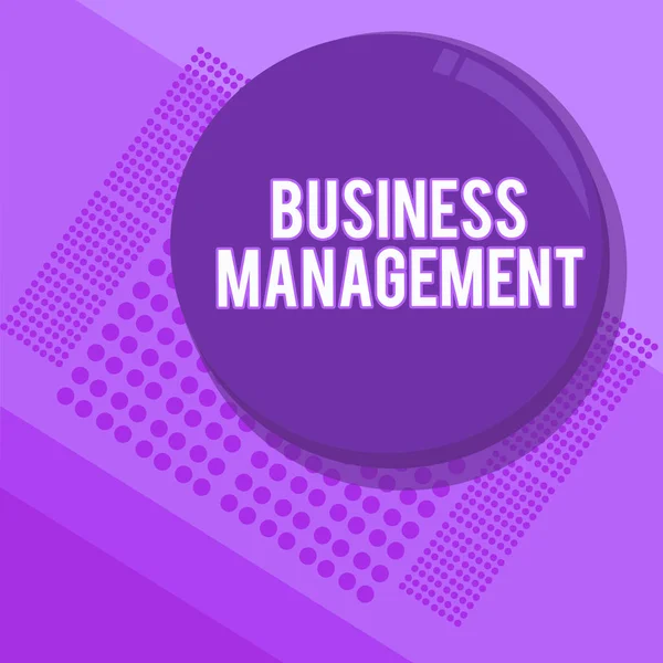 Rukopis psaní textu Business Management. Koncept znamená Dohled nad koordinací obchodních operací — Stock fotografie