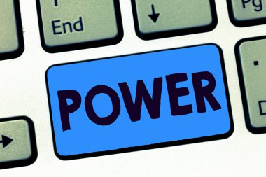 Word metin yazma güç. Bir şey yapmak ya da özellikle şekilde elektrik hareket yeteneği kapasite iş kavramı