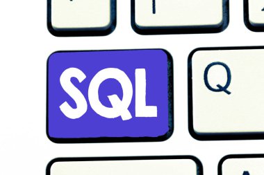 El yazısı metin Sql. ilişkisel veritabanı yönetimi için bir standart bilgisayar dili anlam kavramı