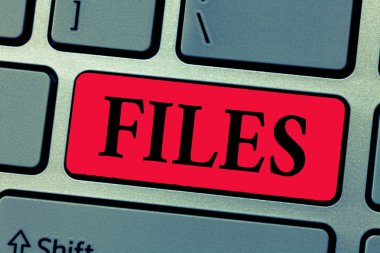 Dosyaları gösterilen Not yazma. Gevşek kağıtları birlikte orderr kolay başvurusunda tutmak için klasör kutusuna vitrine iş fotoğraf