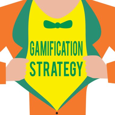 El yazısı metin Gamification Strategy. Motivasyon Entegre Oyun Mekaniği için Ödüller kullan