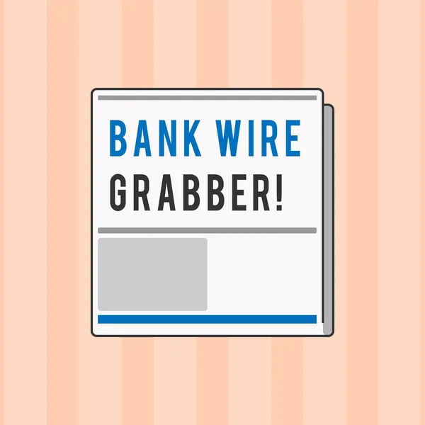 Text sign showing Bank Wire Transfer. Conceptual photo Electronic transfer of money through bank to bank