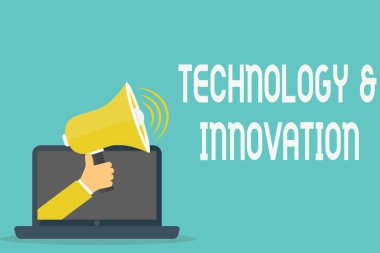 El yazısı metin Technologyandinnovation. Daha iyi bir çözüm uygulanması için yeni pazar ihtiyacı anlam kavramı