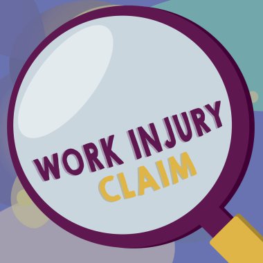 Kavramsal el iş yaralanma istem gösterilen yazma. İş fotoğraf metin tıbbi bakım geri ödeme işçi tazminat