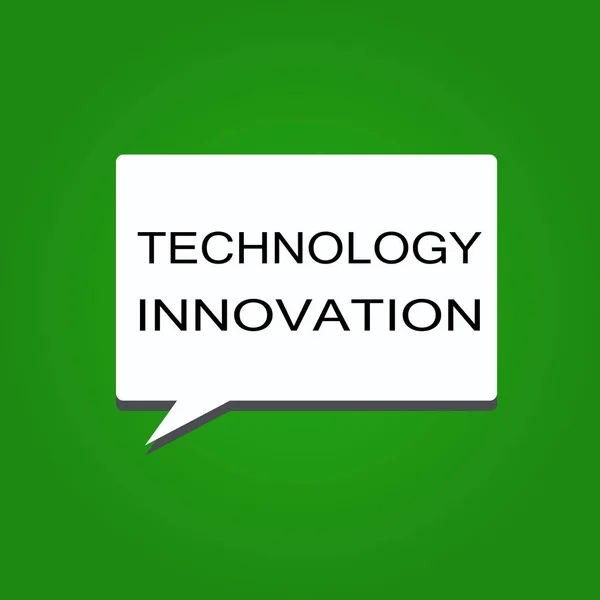 Schrijfnotitie over technologische innovatie. Zakelijke foto presentatie van geavanceerde netto aangesloten apparaten een creatieve techniek — Stockfoto