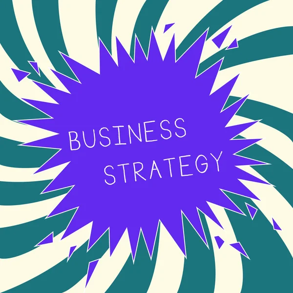 Konzeptionelle Handschrift, die die Geschäftsstrategie zeigt. Business Foto Text Management-Spielplan, um das gewünschte Ziel oder Ziel zu erreichen — Stockfoto
