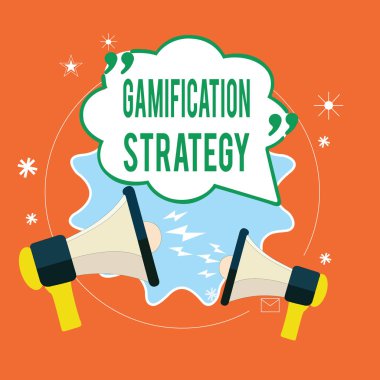 Gamification Strategy 'yi gösteren bir not yazıyorum. Motivasyon Entegre Oyun Mekanikleri için iş fotoğrafı gösterimi kullanım ödülleri