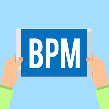 Word yazı metni Bpm. iş kavramı bir iş geliştirme disiplin için işlemek Executing iyileştirmeler