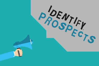 Prospects 'ı Tanımla notunu yazıyorum. Muhtemel müşteri İdeal Müşteri Müstakbel Bağışçıları