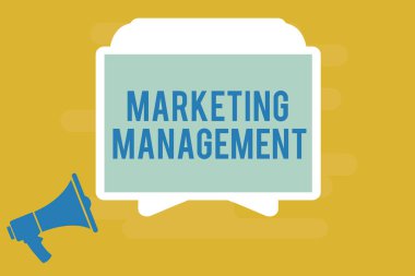 Pazarlama Yönetimini gösteren bir not yazıyorum. İş fotoğrafı tanıtımı Geliştirme Yeni bir ürün veya hizmet tanıtımı