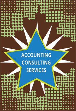 Kavramsal el Muhasebe Danışmanlık Hizmetleri gösterilen yazma. İş fotoğraf metin hazırlık ofperiodic mali tablolar