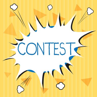 El yazısı metin Yarışması. Diğer gösteri ödül seçim için daha iyi rekabet yapmak anlam kavramı