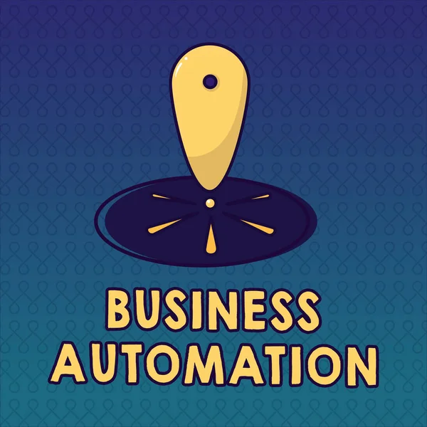 Handschrift Text Business Automation. Konzept für digitale Transformation vereinfacht und vereinfacht — Stockfoto