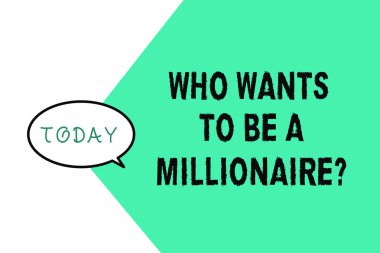 Word metin kim istiyor için var olmak A milyoner soru yazma. Oyun servet garantili para için iş kavramı