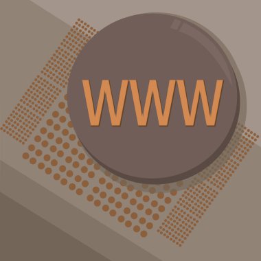 Çevrimiçi içerik biçimli HTML ağının vitrine ve Http yoluyla erişilen Www. iş fotoğraf gösterilen Not yazma
