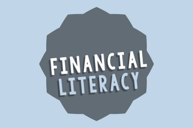 El yazısı metni, Mali Edebiyat. Kavram, paranın nasıl işlediği konusunda anlaşılabilir ve bilgili demektir.