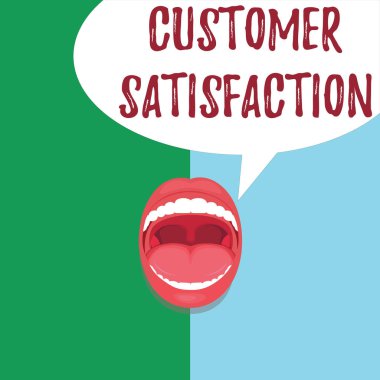 Müşteri memnuniyetini gösteren kavramsal el yazısı. İş fotoğrafı metni Tüketiciyi Aştı Hizmetler Üzerine Tatmin Olma Beklentisi