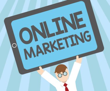 Kelime yazma metni çevrimiçi pazarlama. İnternet dağıtım müşteri ihtiyaçlarını kullanan form reklamcılığı için iş kavramı