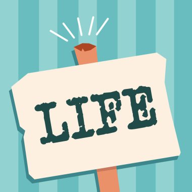 Word metin yazma hayat. İş kavramı bir bireysel insan ve hayvan canlılık için