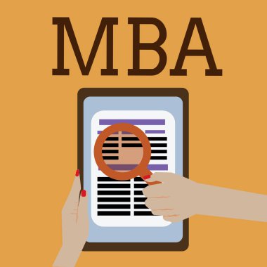 Word metin yazma Mba. İş kavramı ileri derece yönetimi ve pazarlama gibi iş alanları için