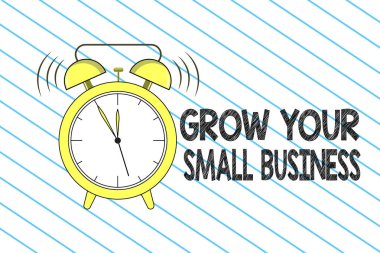 Küçük iş büyümek gösterilen Not yazma. Şirket vitrine iş fotoğraf pozitif nakit akışı Star oluşturur