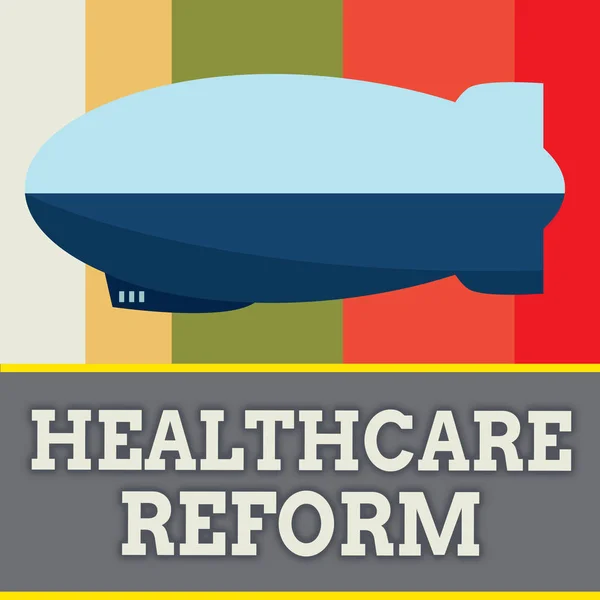 Texto escrito palavra Healthcare Reform. Conceito de negócio para Inovação e Melhoria no Programa de Qualidade do Cuidado — Fotografia de Stock