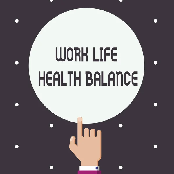 Word Writing Text Work Life Health Balance. Geschäftskonzept für Stabilität und Harmonie, um Ausgebranntheit zu verhindern — Stockfoto