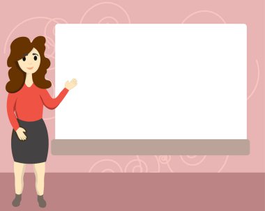 Düz tasarım iş vektör illüstrasyon kavramı. İş reklam Web sitesi ve promosyon afiş için. boş sosyal medya için kendi metin alanı metni kopyalayın. ESP izole şablon sanat.